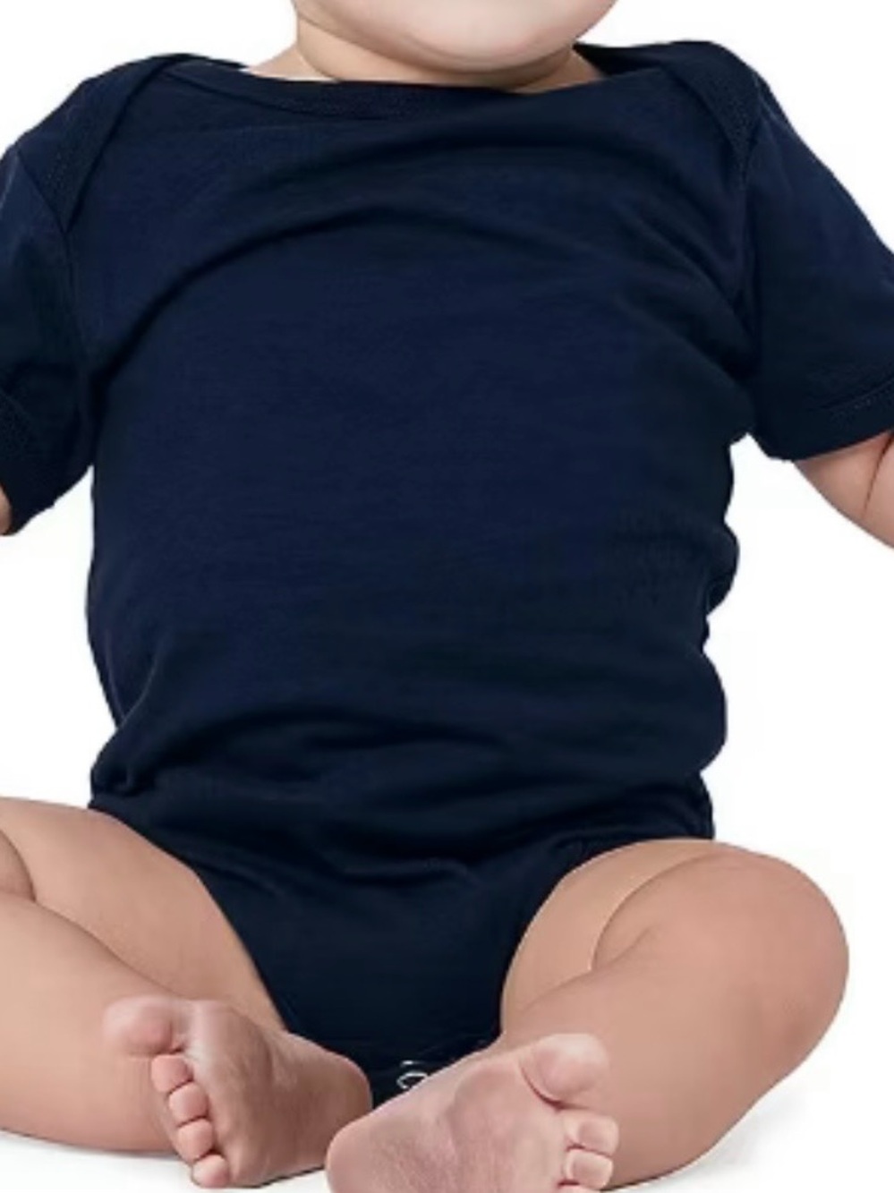 Bella Canvas Navy Blue Baby One-Piece Bodysuit